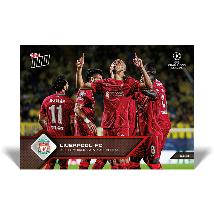 Reds sink the Yellow Submarine - UCL Topps NOW® Card #150 - PR: 810