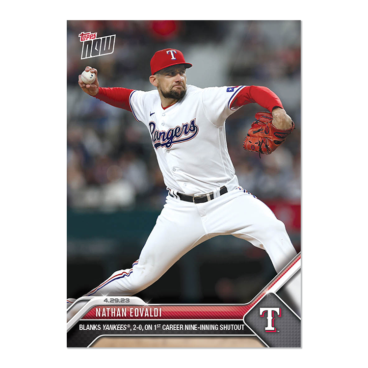 Nathan Eovaldi - 2023 MLB Topps NOW® Card 208 - PR: 217