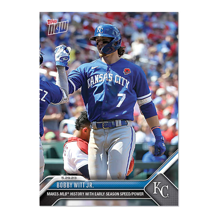 Bobby Witt Jr. - 2023 MLB Topps NOW® Card 357 - PR: 701