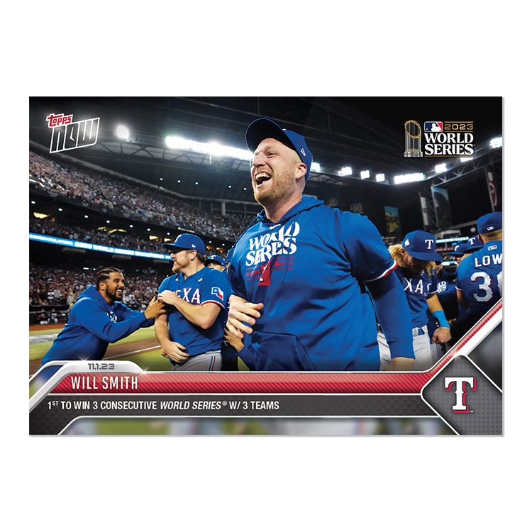 Will Smith - 2023 MLB Topps NOW® Card 1077 - PR: 955