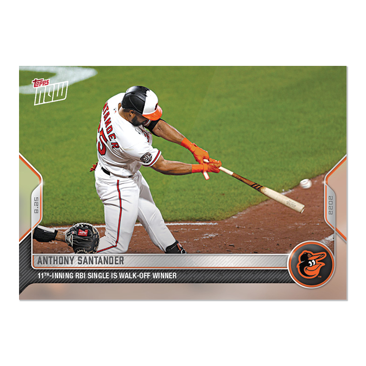 Anthony Santander - 2022 MLB Topps NOW® Card 780 - PR: 382