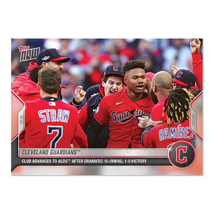 Cleveland Guardians - 2022 MLB Topps NOW® Card 1044 - PR: 493