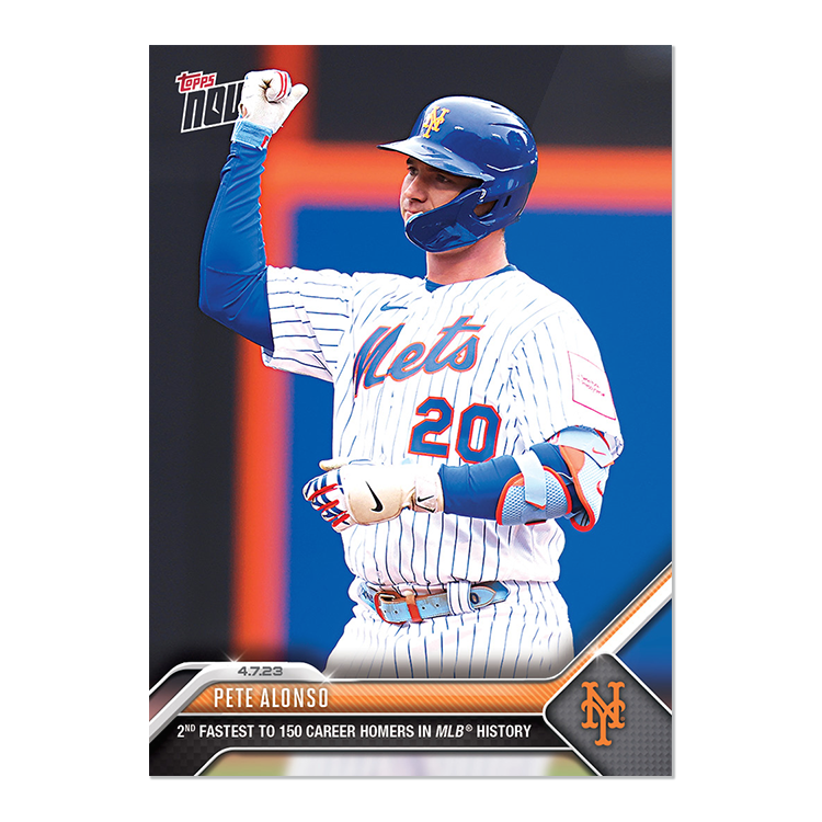 Pete Alonso - 2023 MLB Topps NOW® Card 65 - PR: 1492