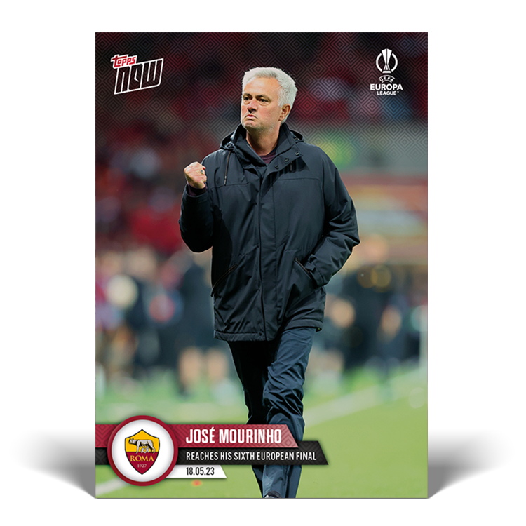 Reaches his sixth European final - EL Topps NOW® Card #52 - PR: 536
