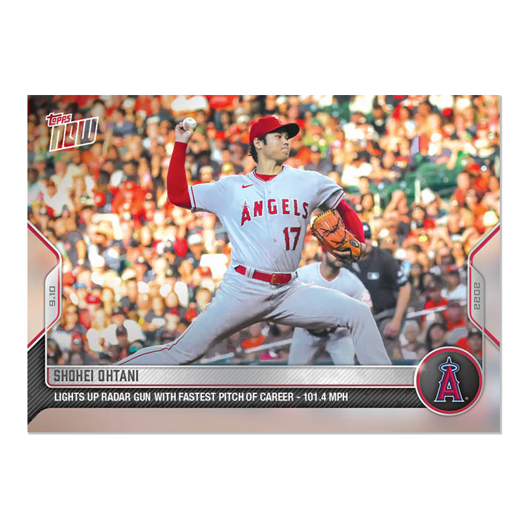 Shohei Ohtani - 2022 MLB Topps NOW® Card 879 - PR: 2056