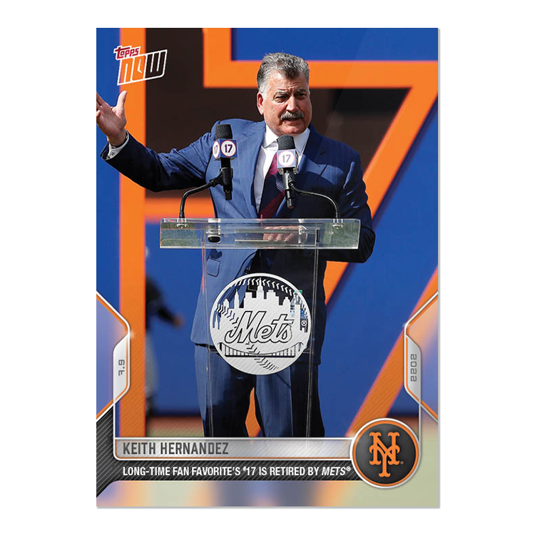 Keith Hernandez - 2022 MLB Topps NOW® Card 500 - PR: 1658