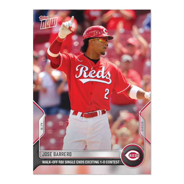 Jose Barrero - 2022 MLB Topps NOW® Card 725 - PR: 317