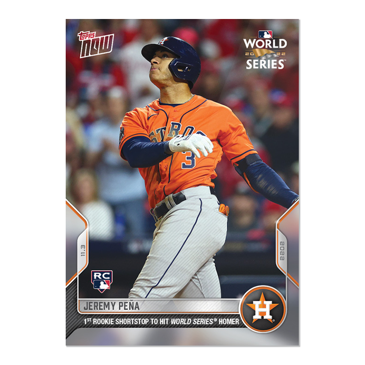Jeremy Peña - 2022 MLB Topps NOW® Card 1152 - PR: 2740