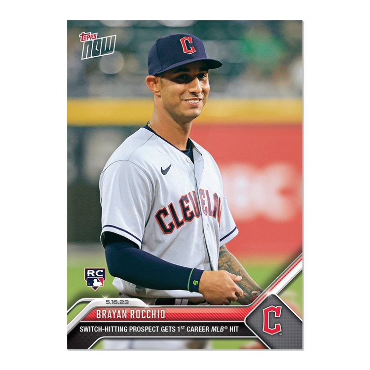 Brayan Rocchio - 2023 MLB Topps NOW® Card 305 - PR: 785