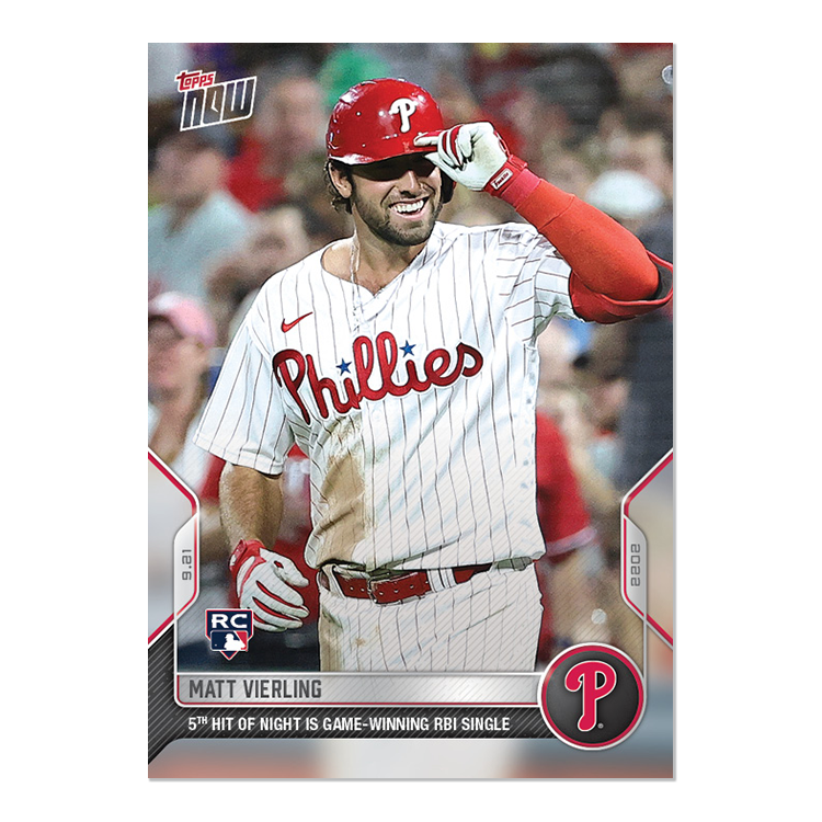 Matt Vierling - 2022 MLB Topps NOW® Card 934 - PR: 548