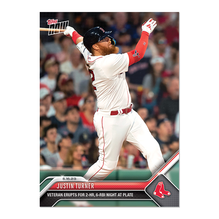 Justin Turner - 2023 MLB Topps NOW® Card 448 - PR: 399