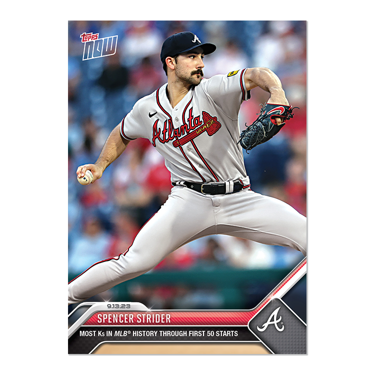 Spencer Strider - 2023 MLB Topps NOW® Card 866 - PR: 1210