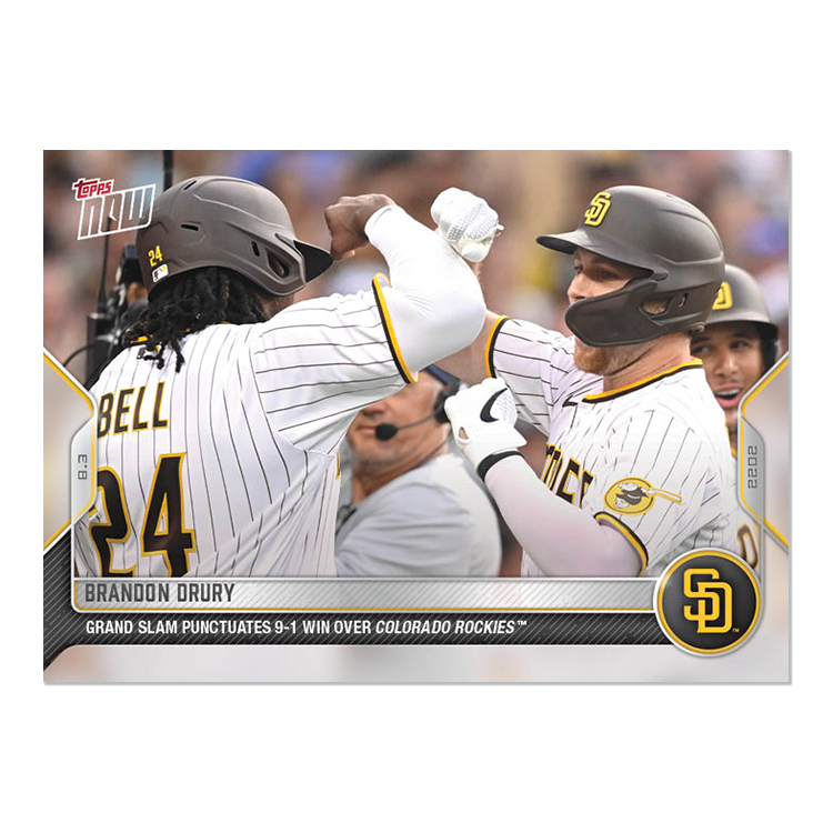 Brandon Drury - 2022 MLB Topps NOW® Card 651 - PR: 440