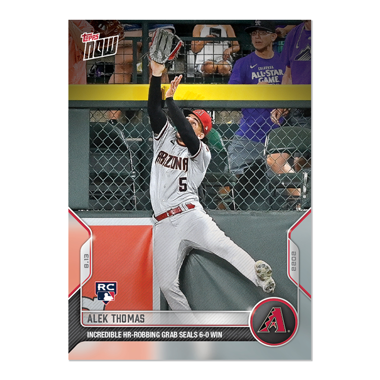 Alek Thomas - 2022 MLB Topps NOW® Card 706 - PR: 411