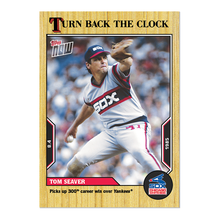 Tom Seaver - 2022 MLB Topps NOW® Turn Back The Clock - Card 127 - PR: 352