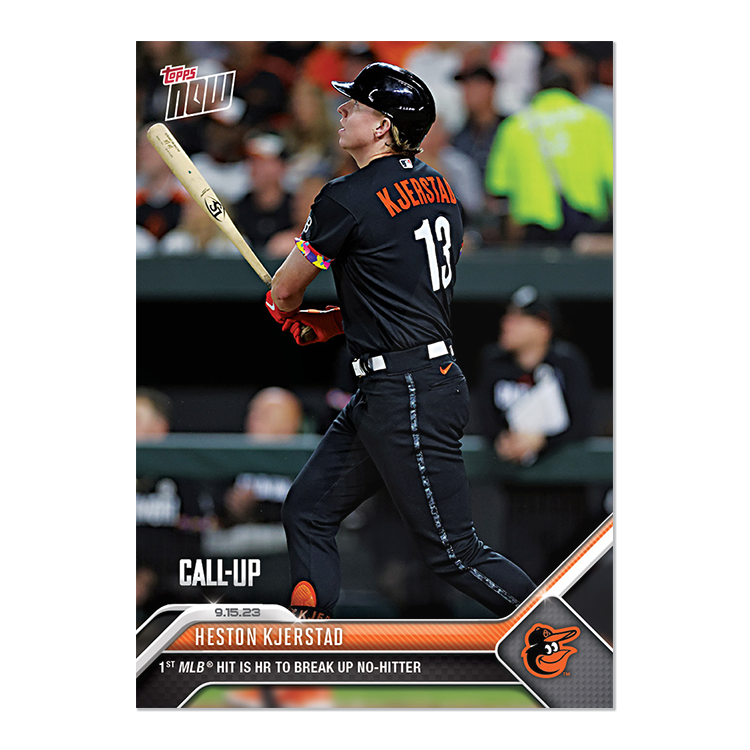 Heston Kjerstad - 2023 MLB Topps NOW® Card 869 - PR: 3585