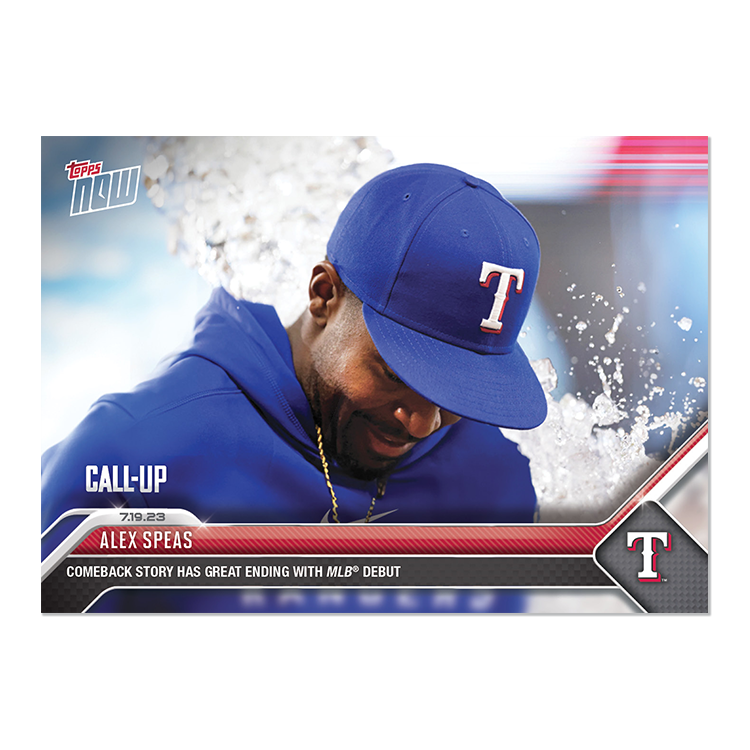 Alex Speas - 2023 MLB Topps NOW® Card 591 - PR: 608