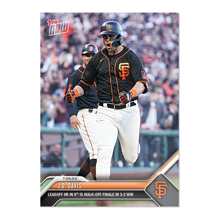 J.D. Davis - 2023 MLB Topps NOW® Card 632 - PR: 274