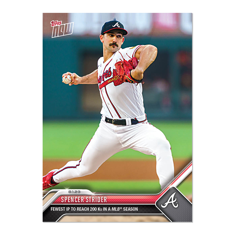 Spencer Strider - 2023 MLB Topps NOW® Card 640 - PR: 1558