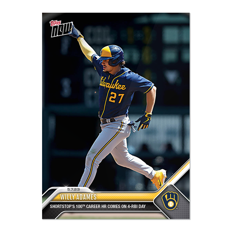 Willy Adames - 2023 MLB Topps NOW® Card 250 - PR: 272