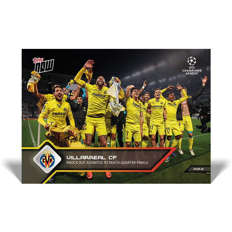 Knock out Juventus to reach quarter-finals - UCL Topps NOW® Card #128 - PR: 173