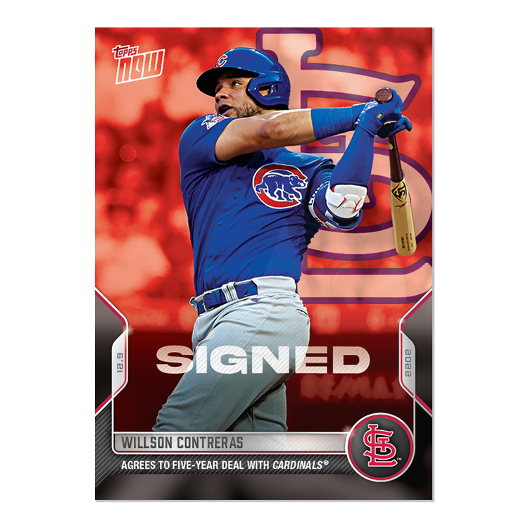 Willson Contreras - 2022 MLB Topps NOW® Card OS46 - PR: 345