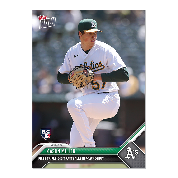 Mason Miller - 2023 MLB Topps NOW® Card 152 - PR: 858