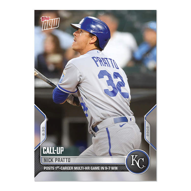 Nick Pratto - 2022 MLB Topps NOW® Card 810 - PR: 515