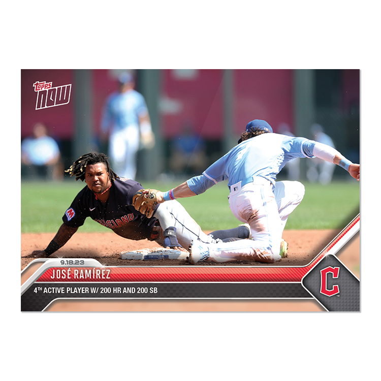 José Ramírez - 2023 MLB Topps NOW® Card 887 - PR: 296