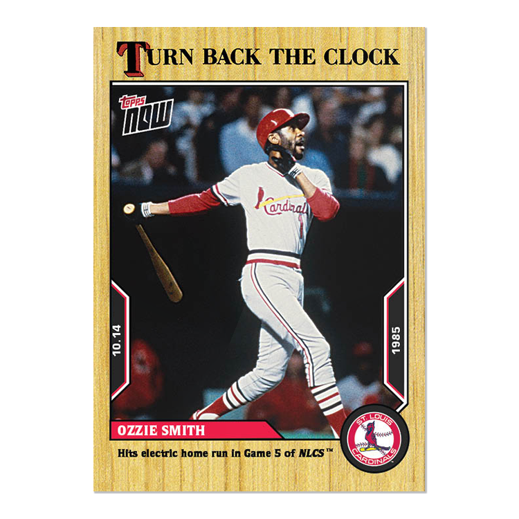 Ozzie Smith - 2022 MLB Topps NOW® Turn Back The Clock - Card 198 - PR: 333