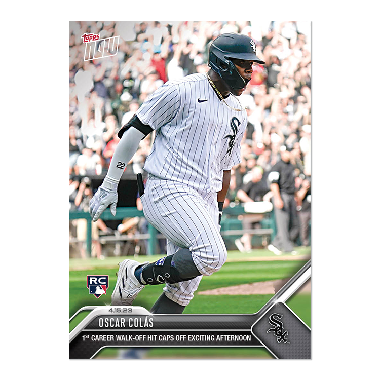Oscar Colás - 2023 MLB Topps NOW® Card 128 - PR: 856