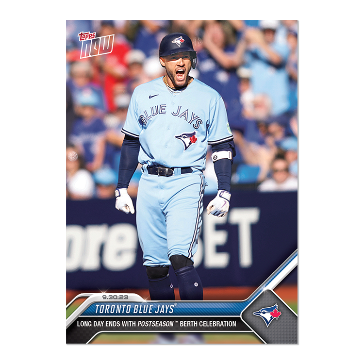 Toronto Blue Jays - 2023 MLB Topps NOW® Card 943 - PR: 406