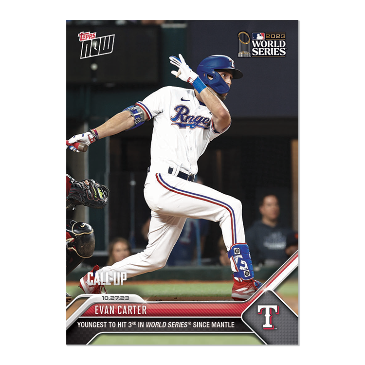 Evan Carter - 2023 MLB Topps NOW® Card 1048 - PR: 1677