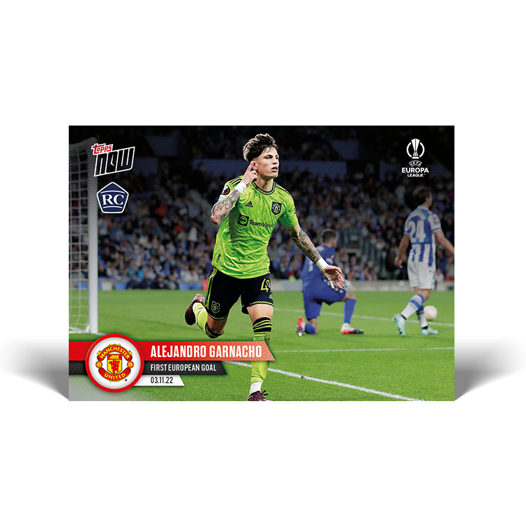 First European goal - EL Topps NOW® Card #19 - PR: 5886