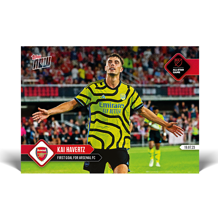 First goal for Arsenal FC - ARSENAL Topps NOW® Card #005 - PR: 252