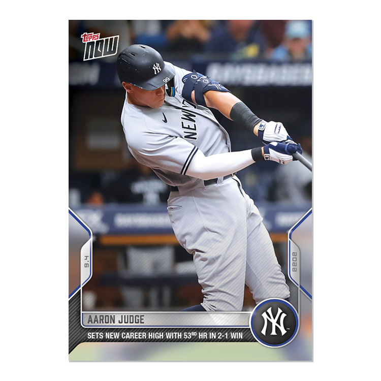 Aaron Judge - 2022 MLB Topps NOW® Card 837 - PR: 1181