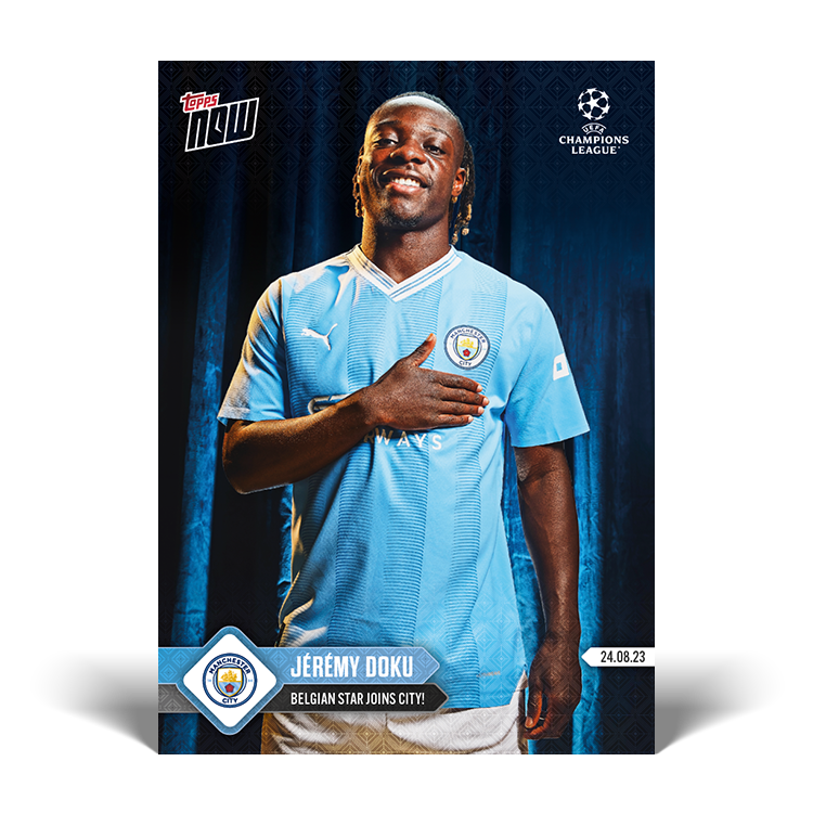 Belgian Star joins City! - UCL Topps NOW® Card #3 - PR: 434