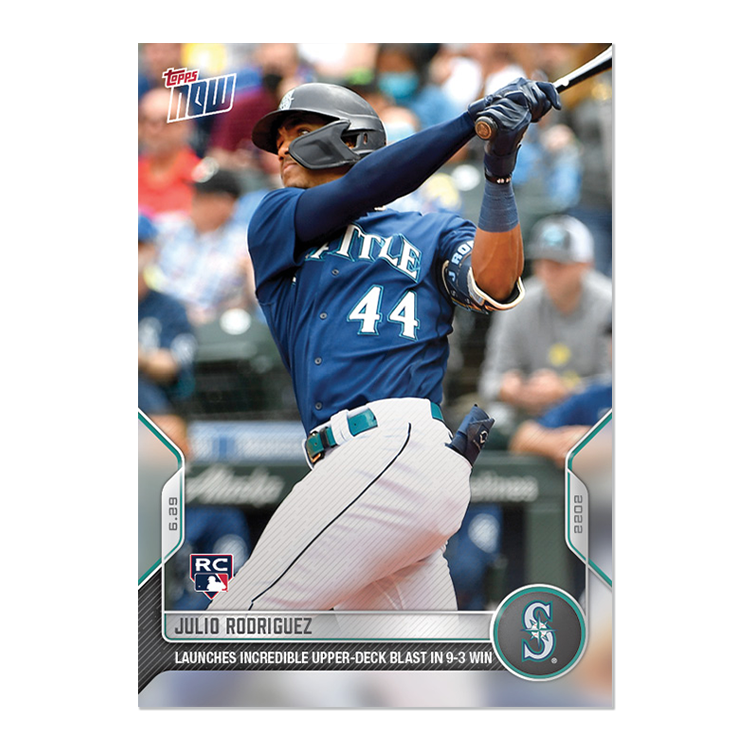 Julio Rodriguez - 2022 MLB Topps NOW® Card 432 - PR: 1934