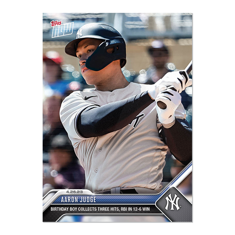 Aaron Judge - 2023 MLB Topps NOW® Card 188 - PR: 823