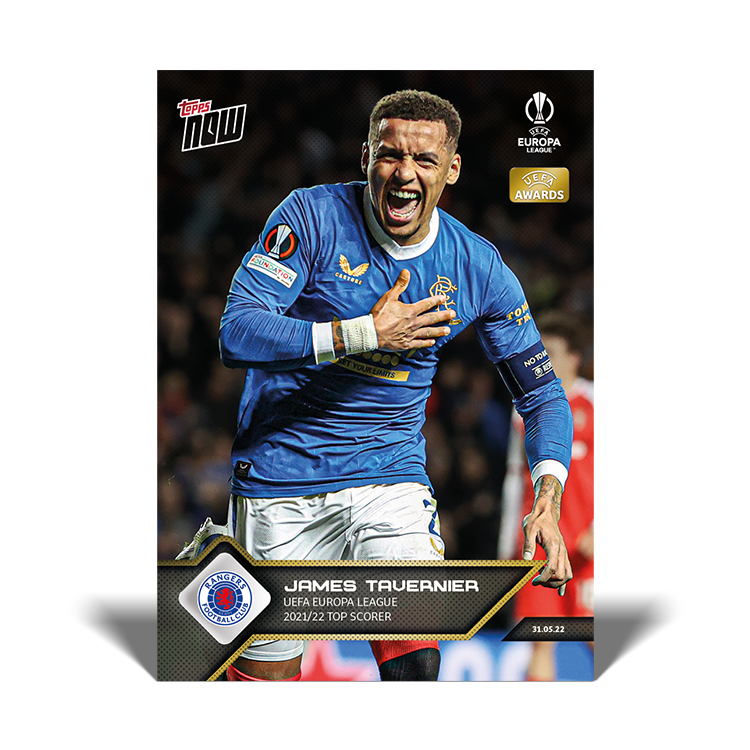 UEFA Europa League 2021-22 Top Scorer- UCL Topps NOW® Card #169 - PR: 349