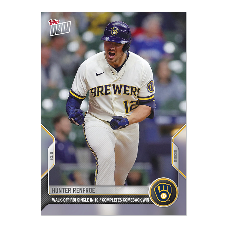 Hunter Renfroe - 2022 MLB Topps NOW® Card 1009 - PR: 228