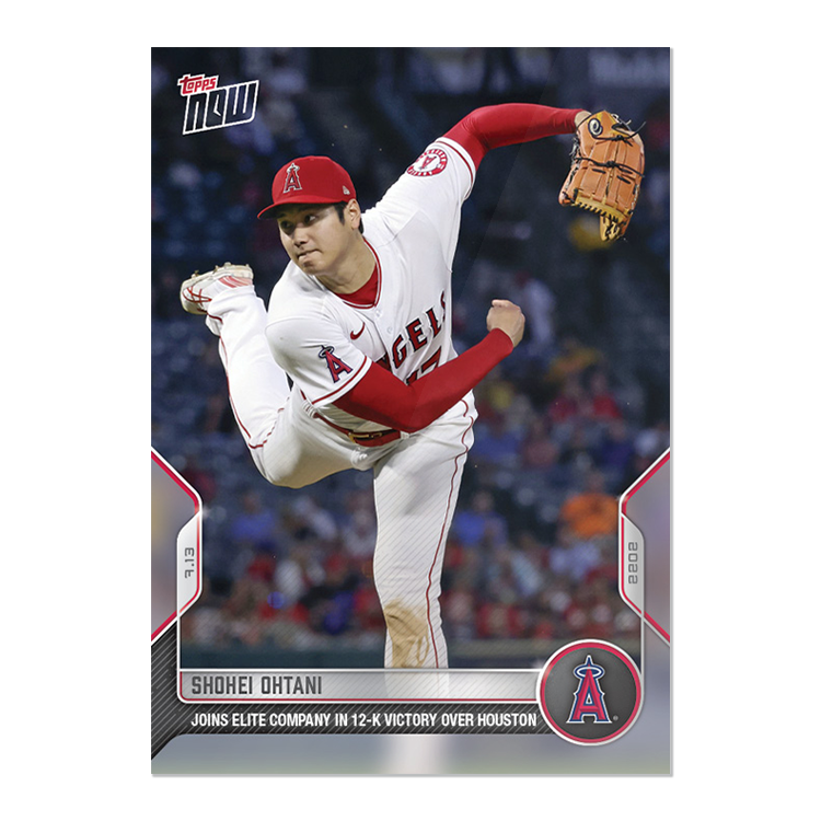 Shohei Ohtani - 2022 MLB Topps NOW® Card 525 - PR: 2450