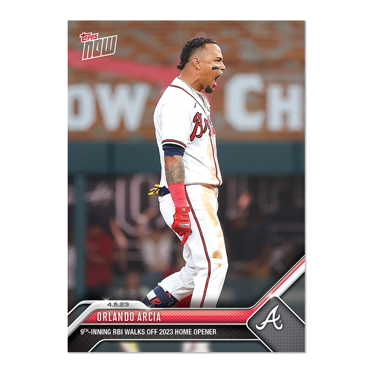 Orlando Arcia - 2023 MLB Topps NOW® Card 64 - PR: 412