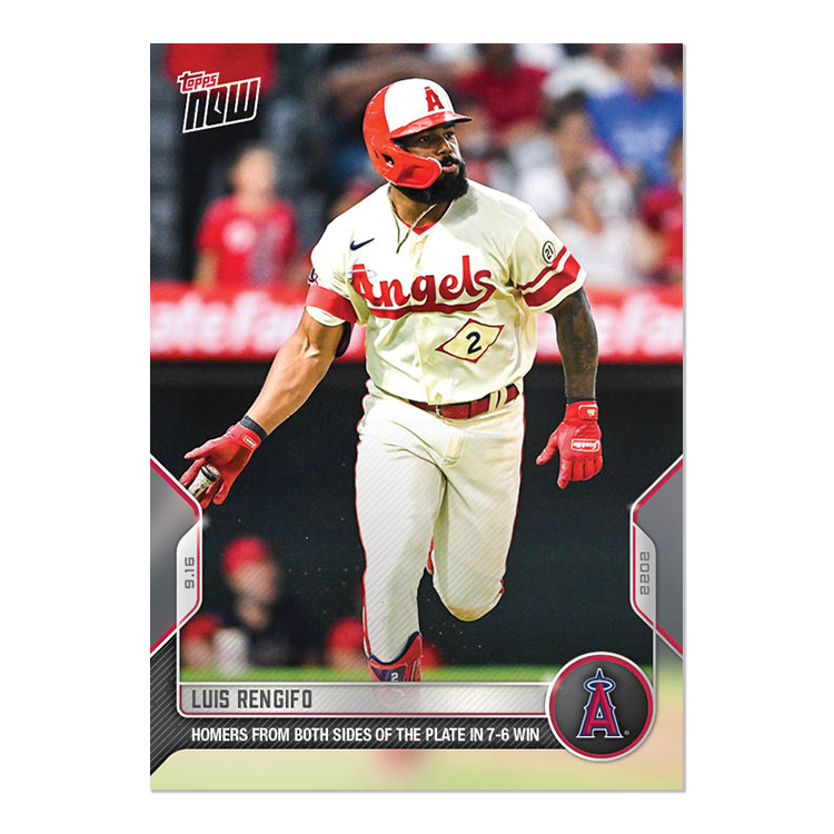 Luis Rengifo - 2022 MLB Topps NOW® Card 915 - PR: 242