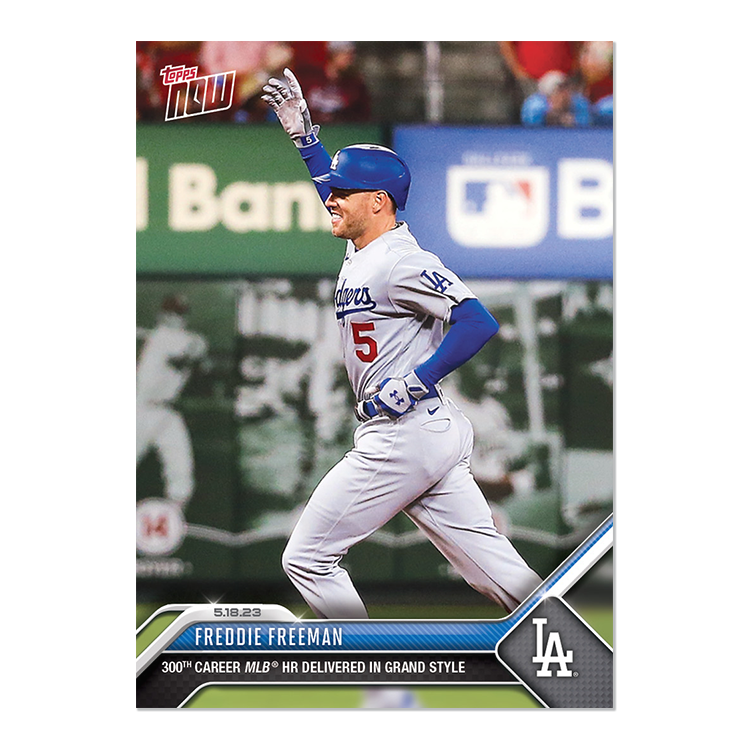 Freddie Freeman - 2023 MLB Topps NOW® Card 316 - PR: 755