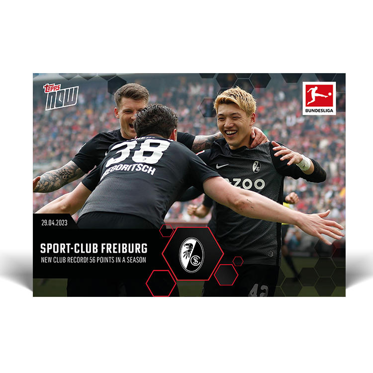 New Club Record! 56 Points in a season - Bundesliga Topps NOW® Card #190 - PR: 125