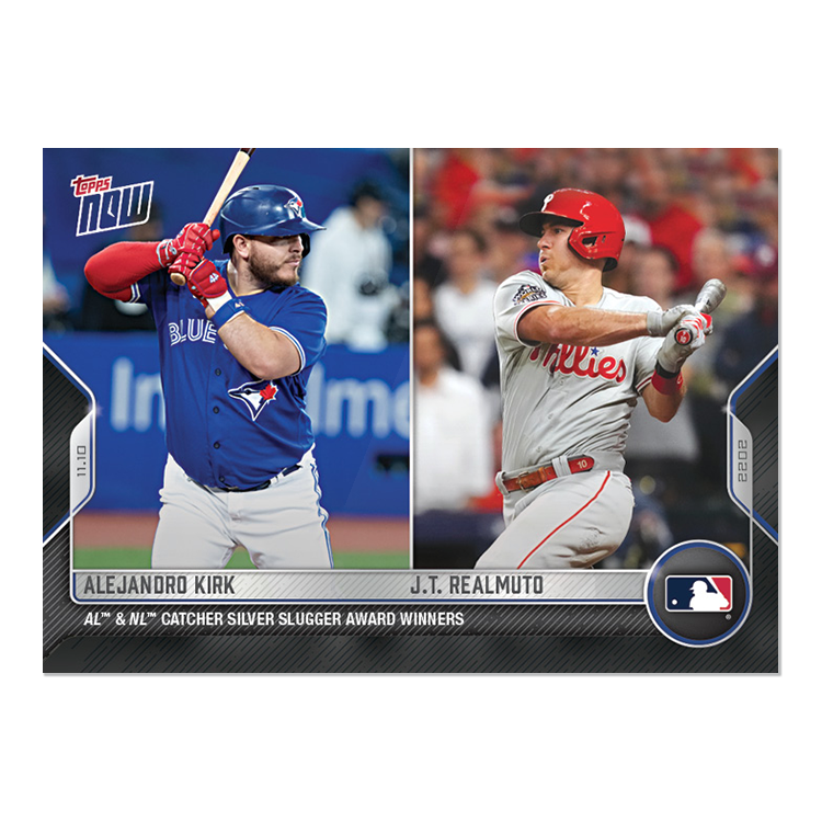 Alejandro Kirk/J.T. Realmuto - 2022 MLB Topps NOW® Card OS24 - PR: 398