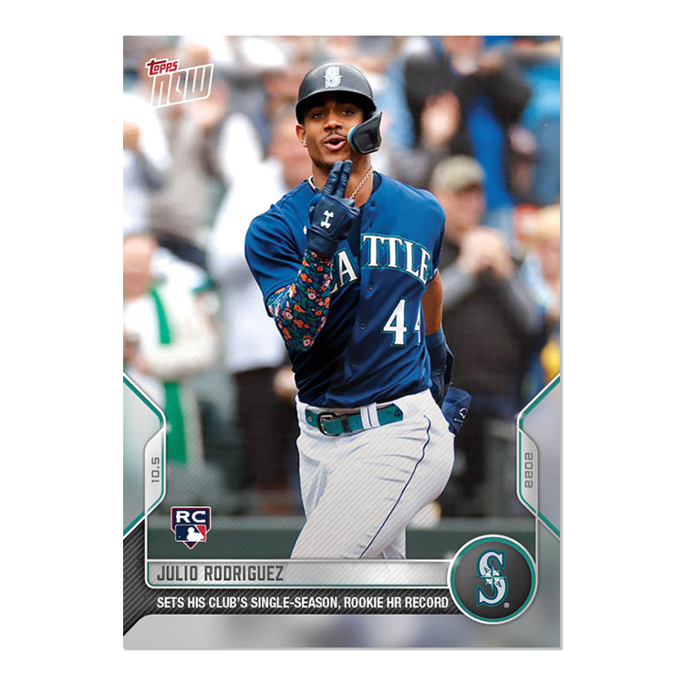 Julio Rodriguez - 2022 MLB Topps NOW® Card 1026 - PR: 5449