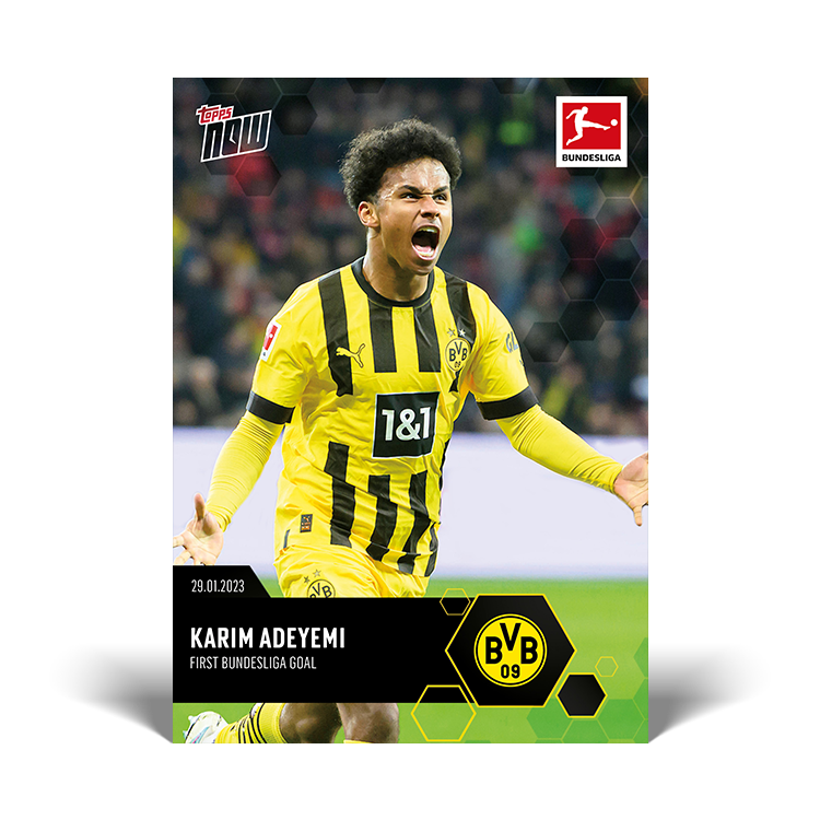 First Bundesliga Goal - Bundesliga Topps NOW® Card #123