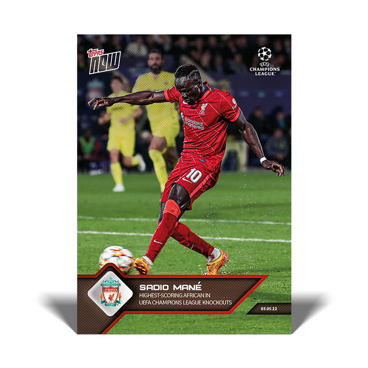 Highest-scoring African in UEFA Champions League knockouts - UCL Topps NOW® Card #152 - PR: 819